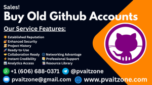 Buy Old Github Accounts